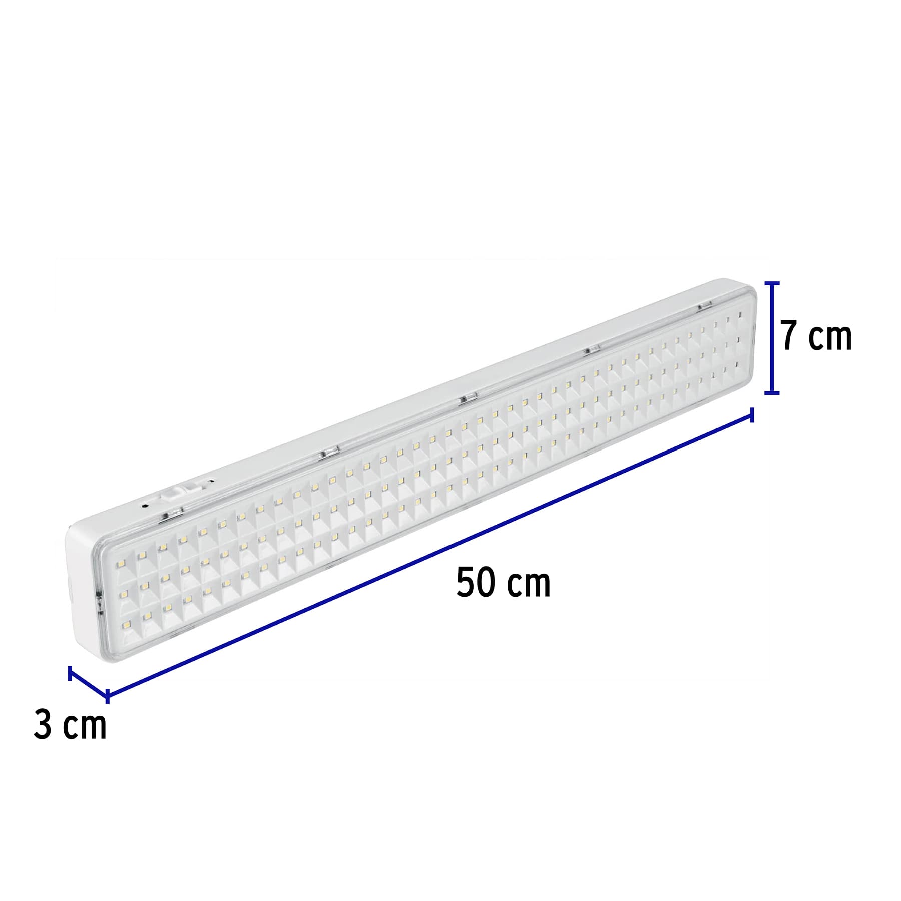Lampara de emergencia recargable 1000lm de 120 Leds