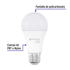Foco Lampara LED 14w (90w) luz calida Volteck Basic
