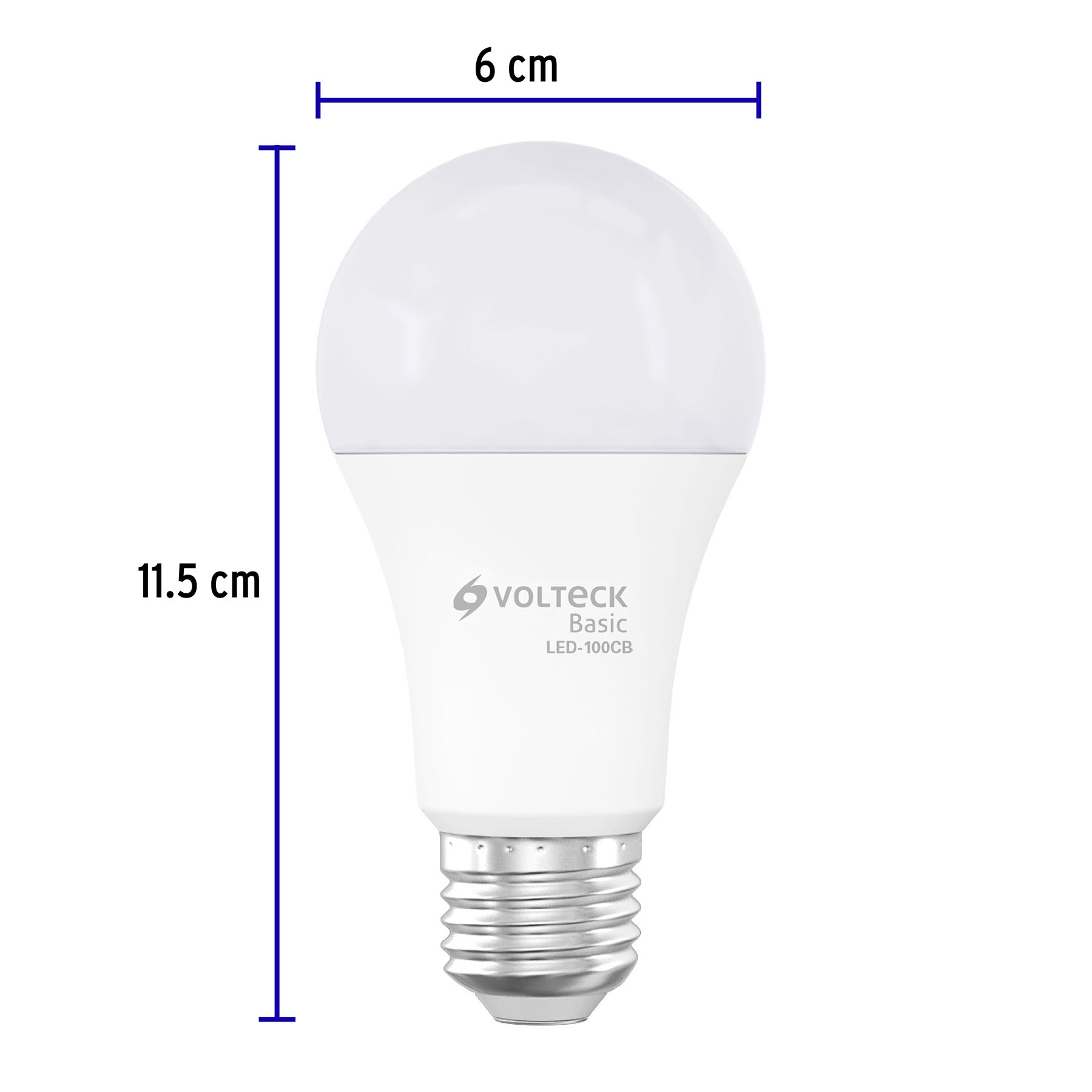 Foco Lampara LED 14w (90w) luz calida Volteck Basic