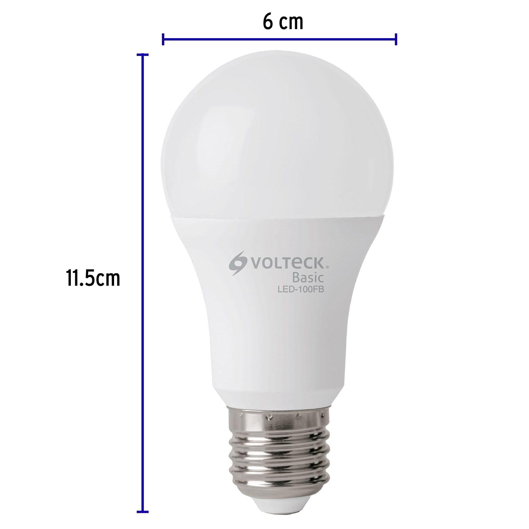 Foco Lampara LED 14w (90w) luz de dia Volteck Basic