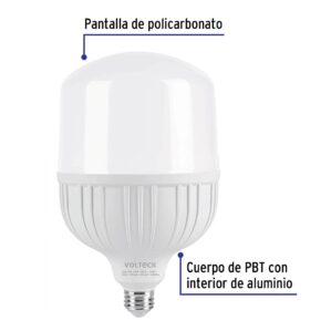 Foco Lampara LED 50W Alta potencia Luz de dia