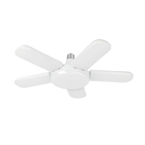 Lampara de LED 50w tipo ventilador con 5 aspas ajustables