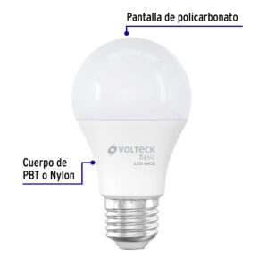 Foco Lampara LED 8W luz calida