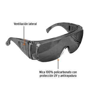 Lentes de seguridad mica gris Safe