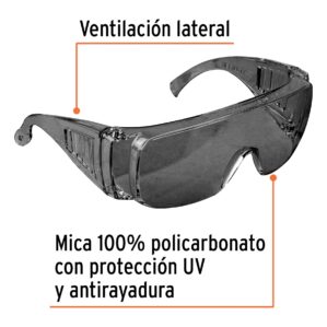Lentes de seguridad mica gris Safe