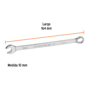 Llave combinada Extralarga de 10mm Truper