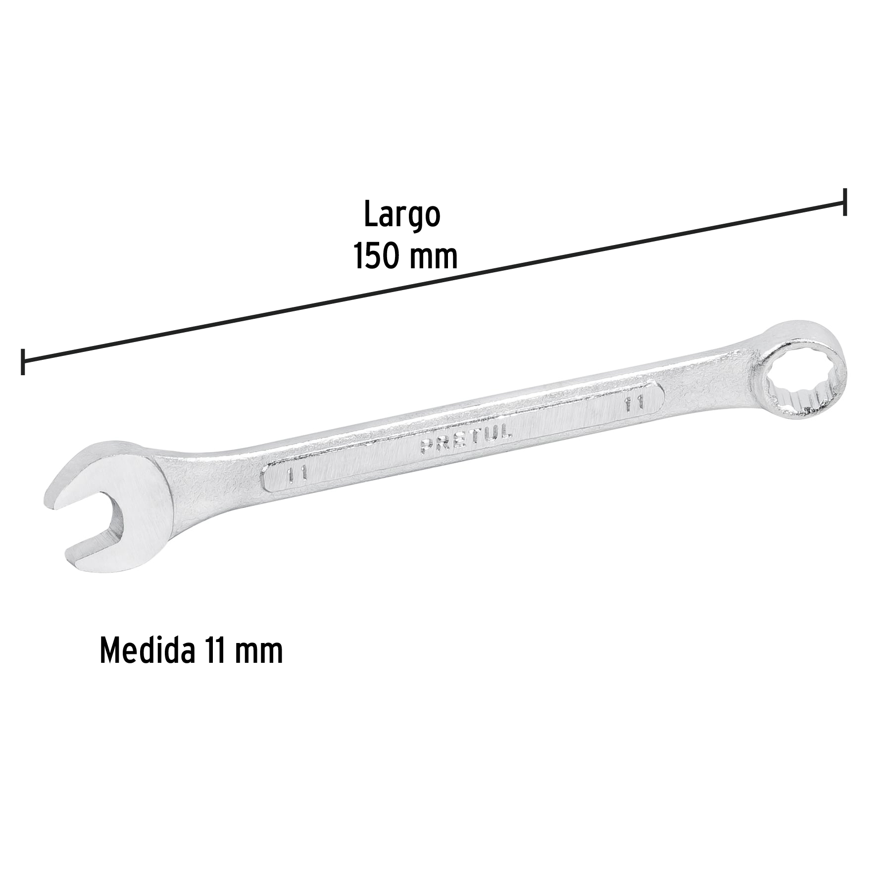 Llave combinada 11mm Pretul