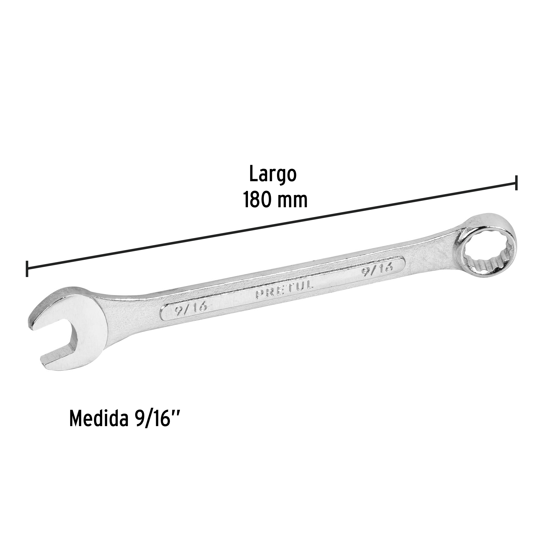 Llave combinada 9/16" Pretul