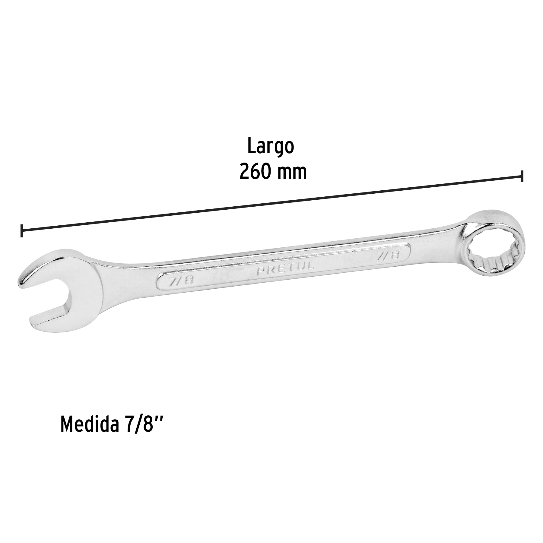Llave combinada de 7/8" Pretul