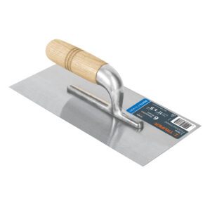 Llana mango madera canto recto de 6 remaches 11"