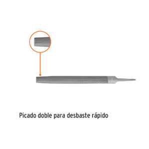 Lima media caña muzas de 8