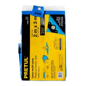 Lona Basica 2x3m Azul Pretul