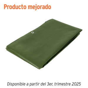 Lona uso rudo verde olivo 3x4m Truper Expert