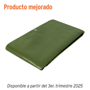 Lona uso rudo verde olivo 4x5m Truper Expert