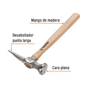 Martillo desabollador punta larga de 11oz