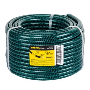 Rollo de 50m de manguera 1/2" Jardin Agua de 3 Capas