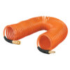 Manguera Aire 7.6m tipo resorte 1/4" para compresor Truper