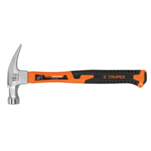 Martillo de uña recta 16oz mango fibra de vidrio