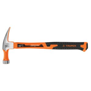 Martillo de uña recta 18oz mango fibra de vidrio