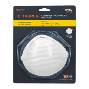 Pack de 10 Piezas Mascarilla Cubreboca concha para polvo