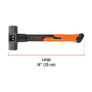 Marro Maceta 4 libras mango fibra de vidrio