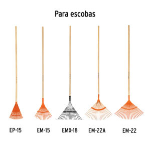 Mango de repuesto largo para rastrillo escoba de jardin 48