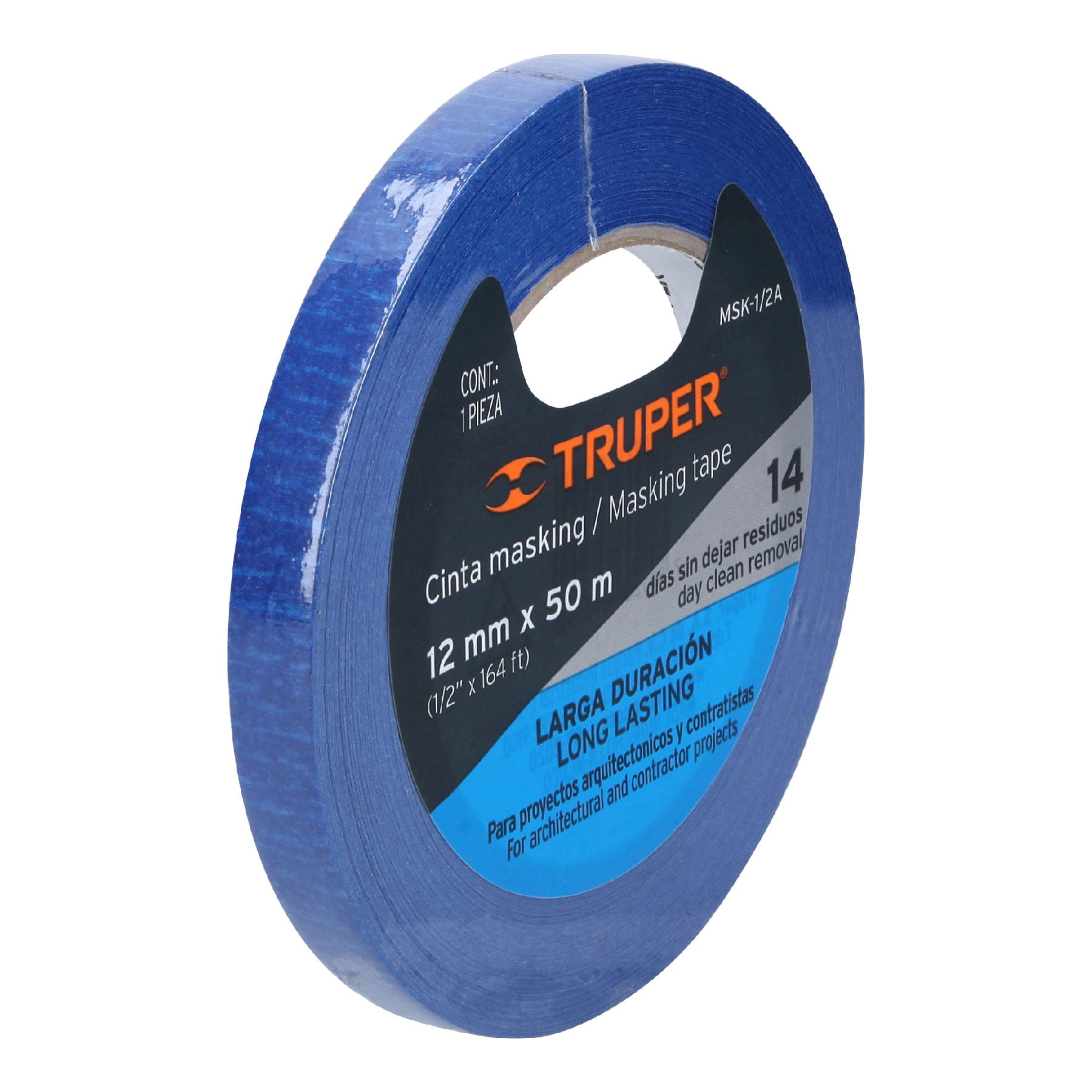 Cinta Masking tape Azul para Pintores 1/2" 50m