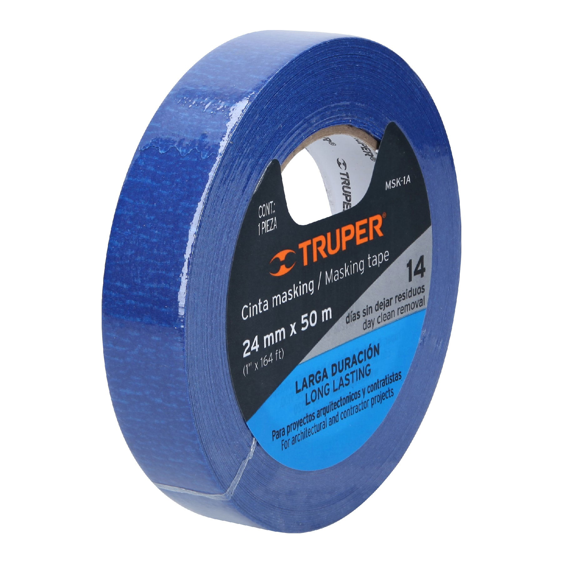 Cinta Masking tape Azul para Pintores 1" 50m