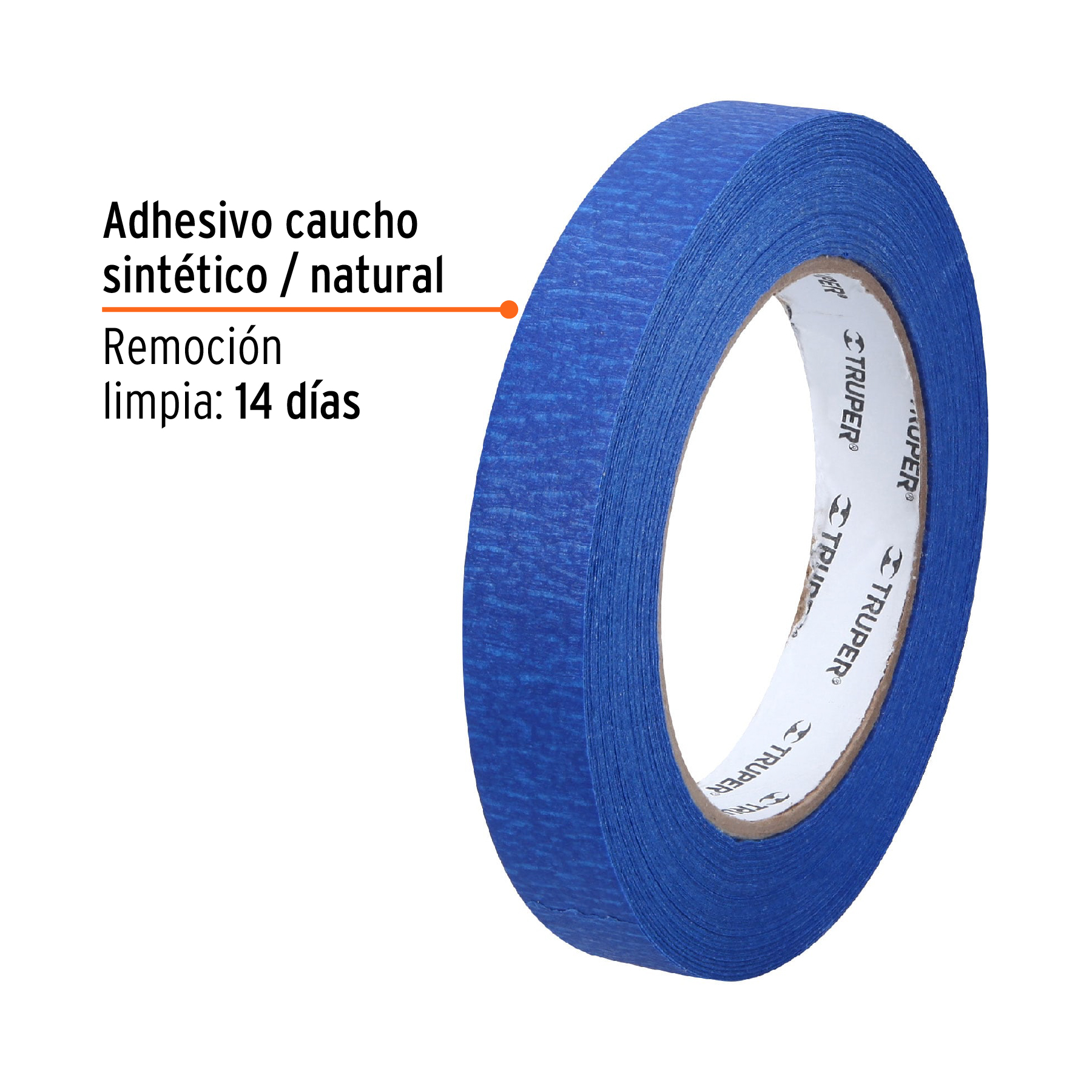 Masking tape 3/4" de 50m azul para pintor