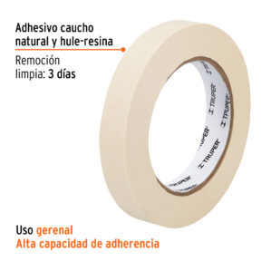 Cinta masking tape 3/4" x 50m