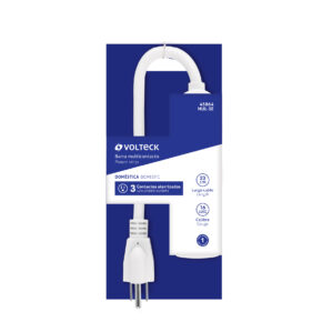 Multicontacto domestico 3 entradas, VOLTECK