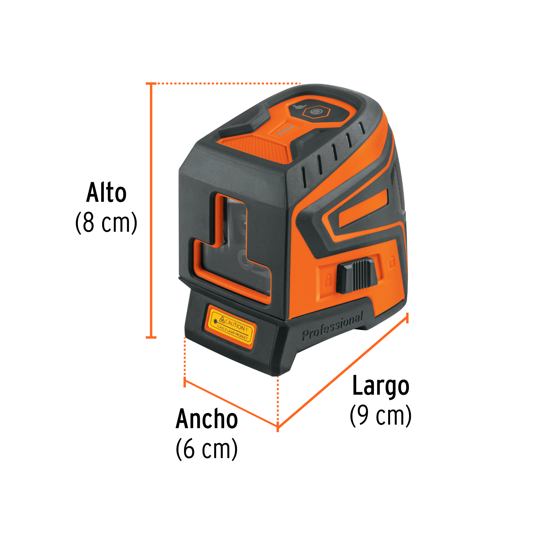 Nivel laser verde de 30m