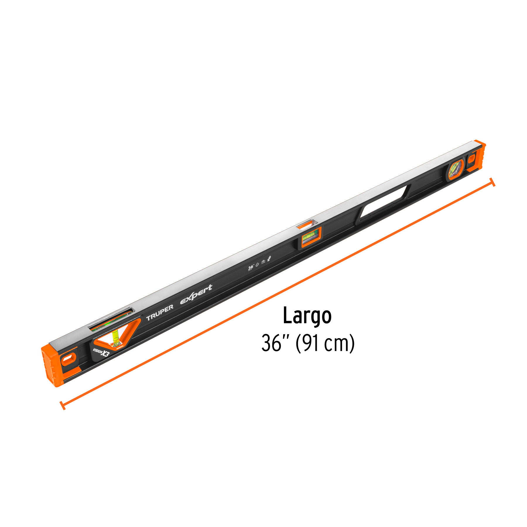 Nivel Profesional 36" de 90cm Magnetico Truper Expert
