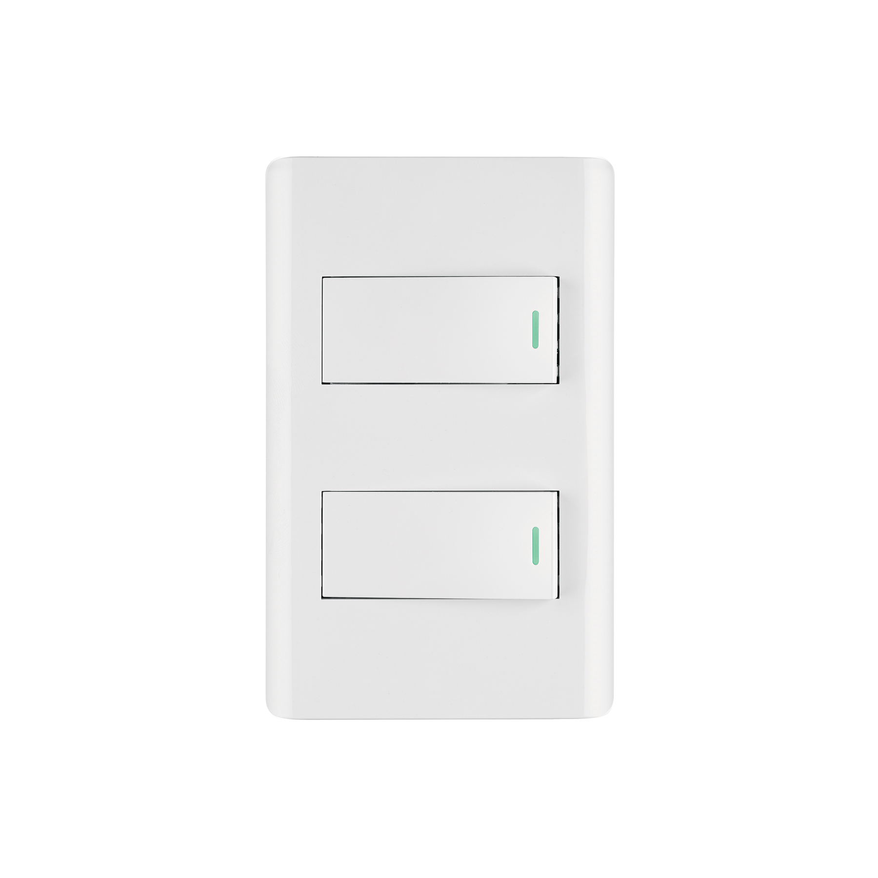 Placa Armada Contacto Sencillo y Escalera Lisboa Blanco