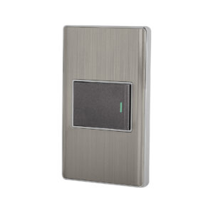 Placa Armada Apagador de Escalera Acero Inoxidable Lisboa