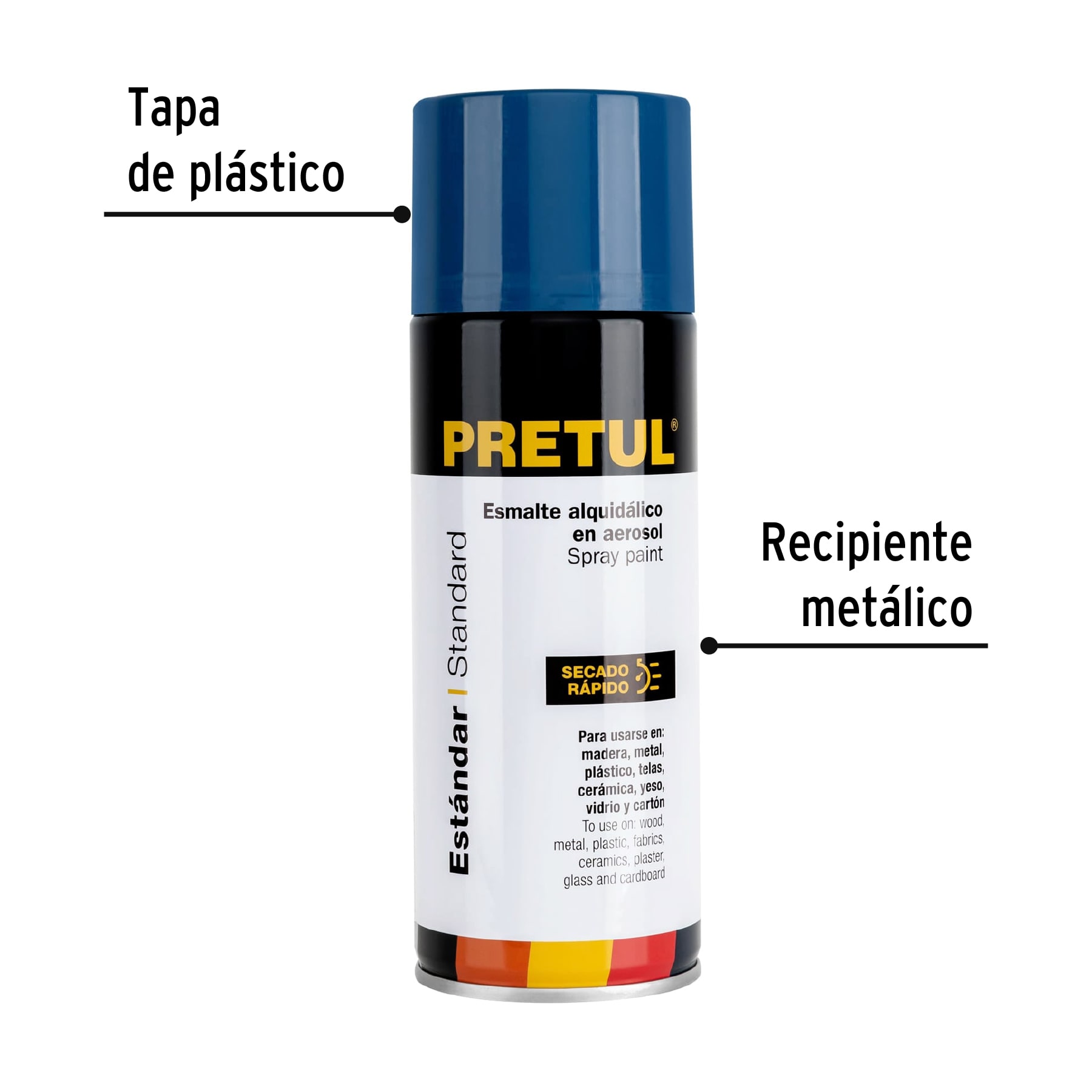 Pintura en aerosol Azul Ultramar Pretul