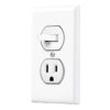 Placa armada interruptor y contacto linea Standard blanco
