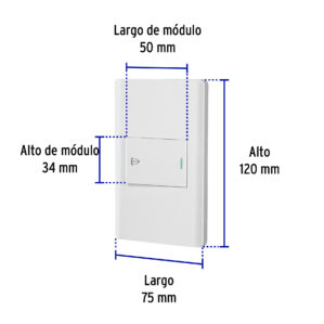 Placa armada Timbre Lisboa Blanco