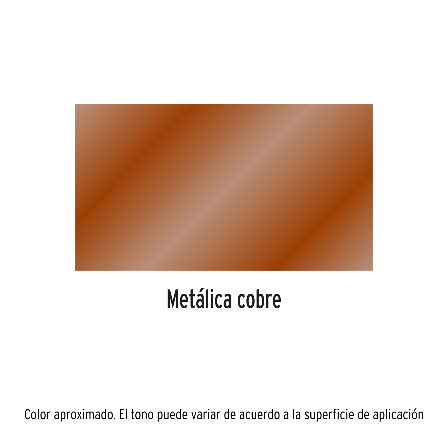 Pintura en Aerosol Metalica Cobre Truper