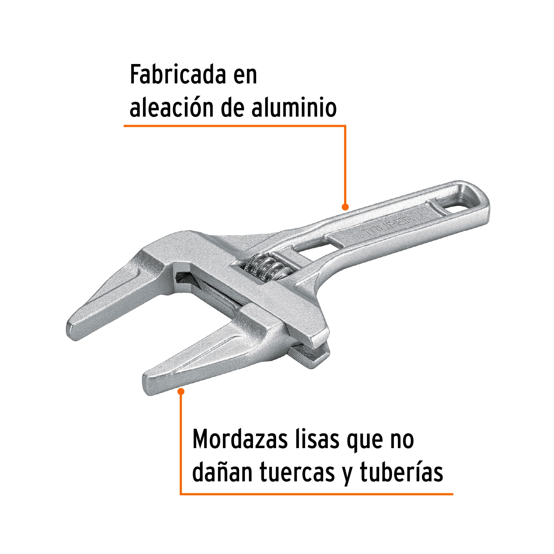 Llave ajustable para plomero apertura 3"