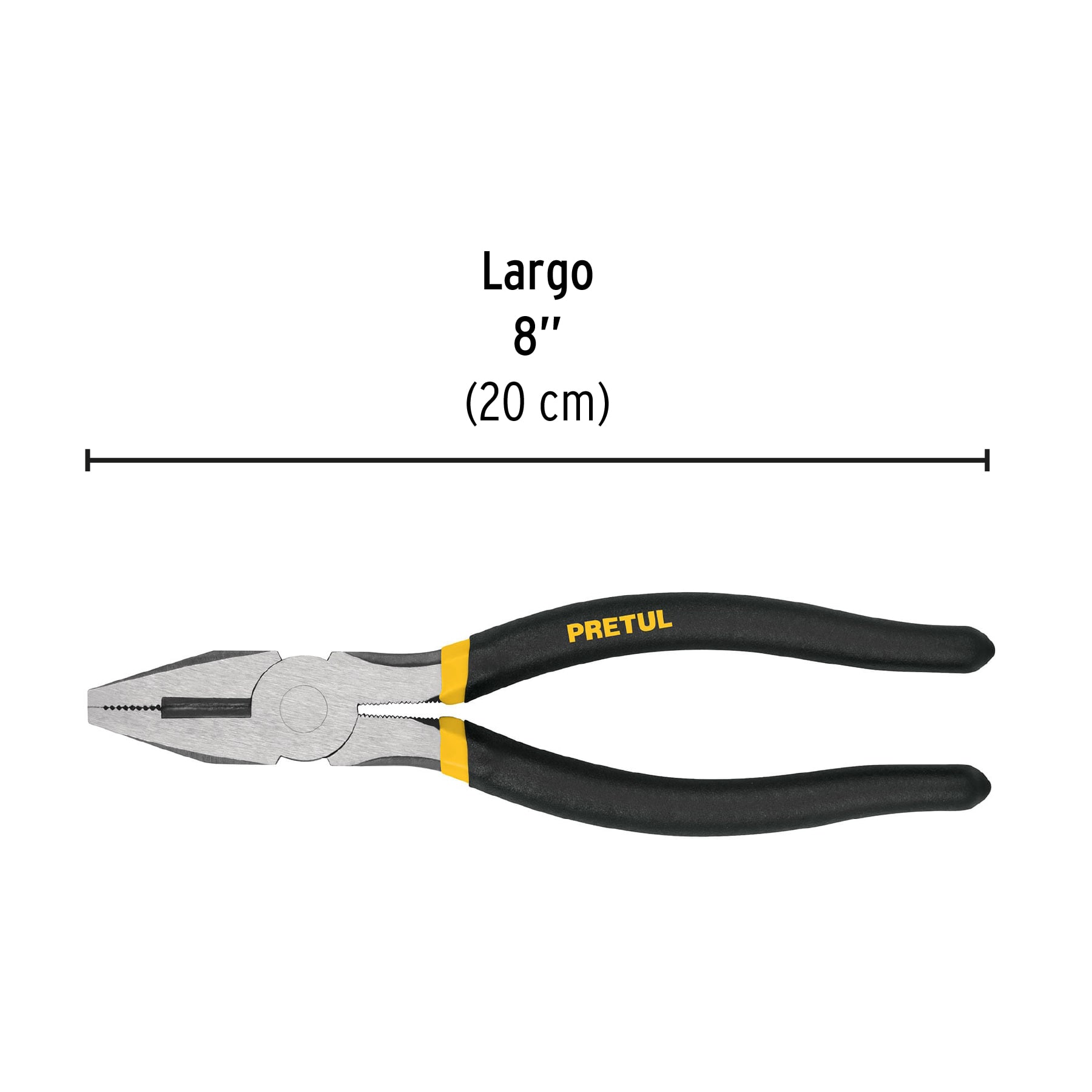 Pinza de electricista 8" Pretul