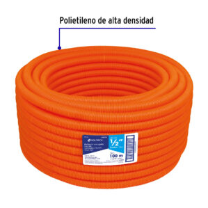 Rollo de 100m Manguera Poliducto Corrugado 1/2"