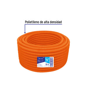 Rollo de 50m Manguera Poliducto Corrugado 1/2"