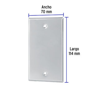 Tapa Ciega de Placa de Acero Inoxidable
