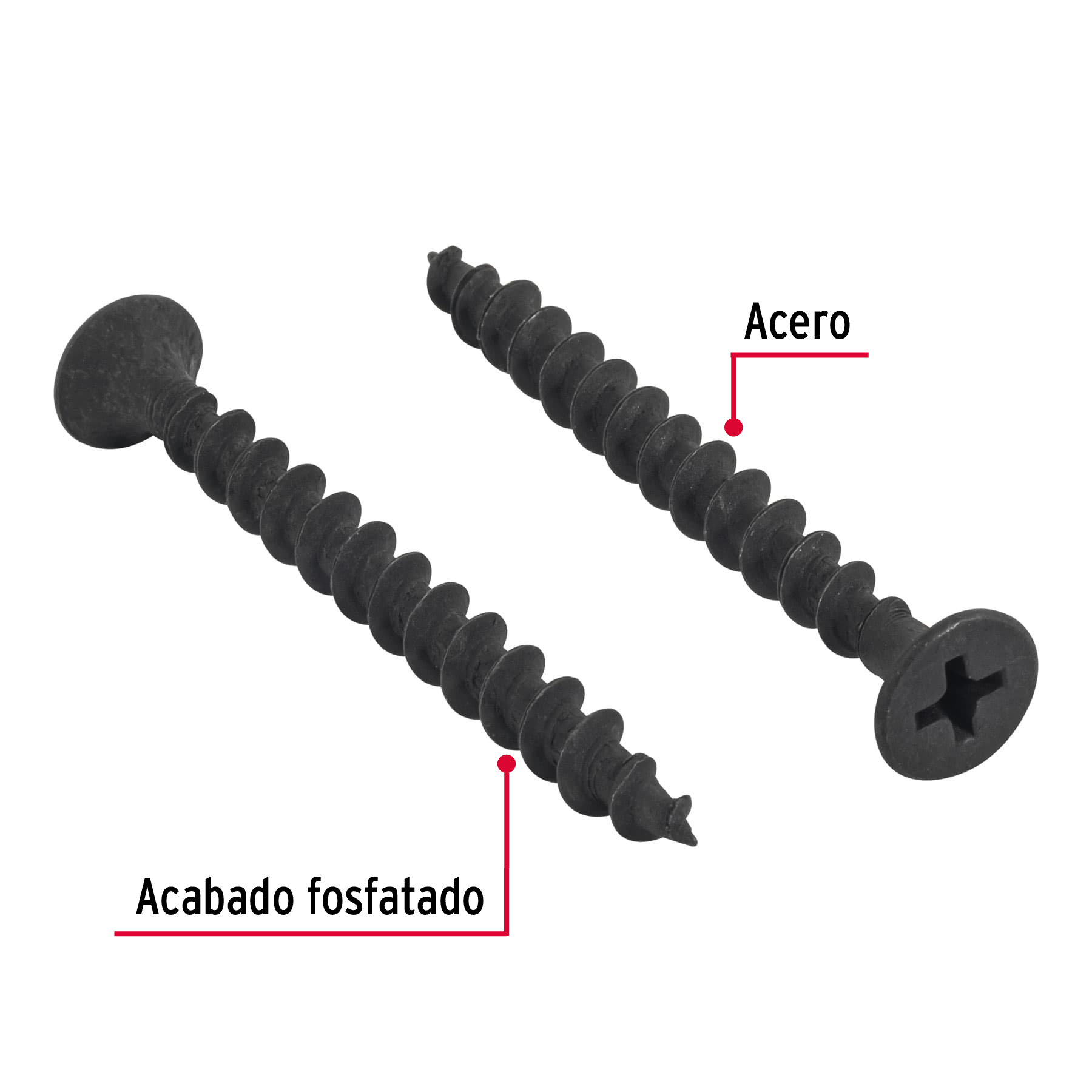 Pijas multiusos 10 x 2" bolsa con 100 piezas