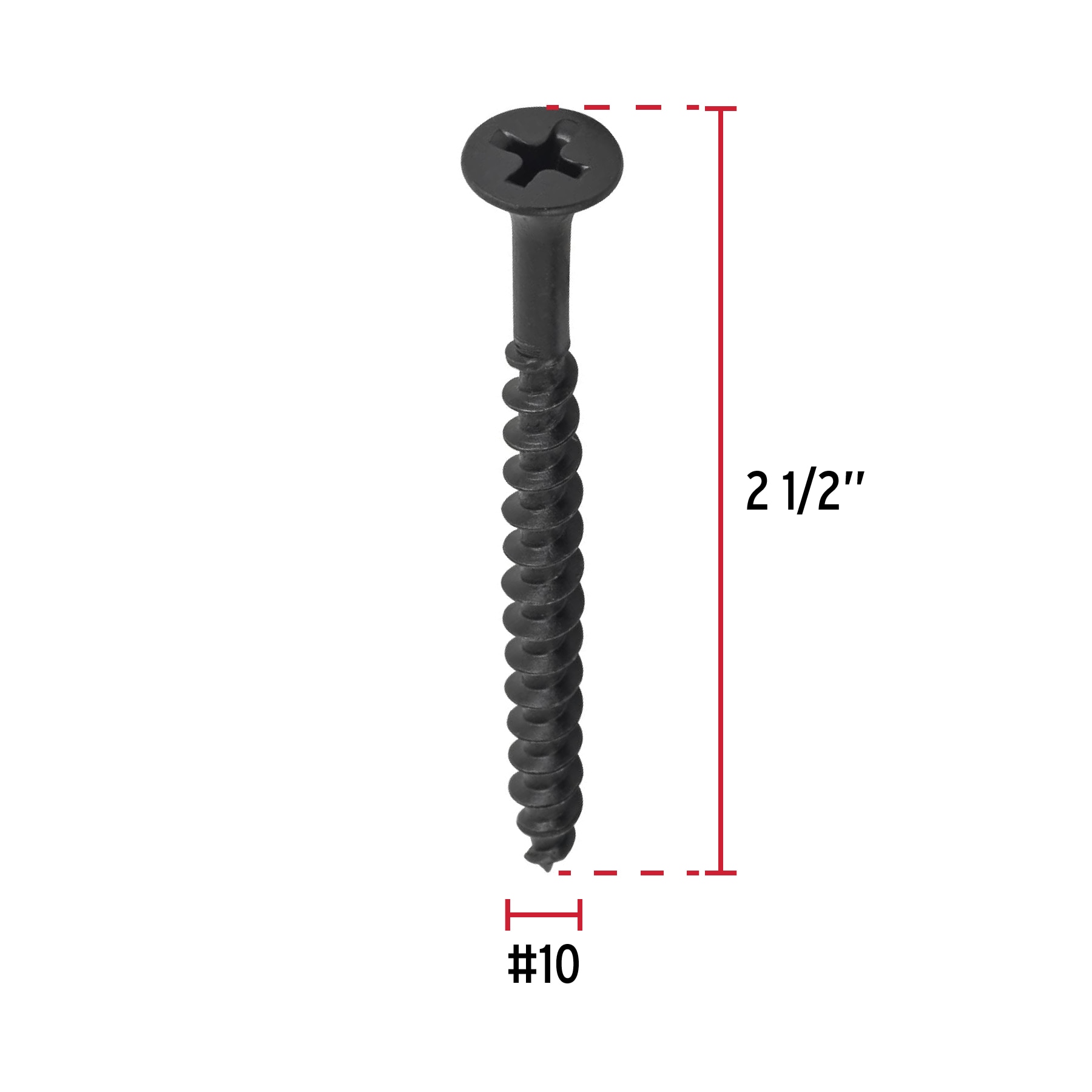 Pijas multiusos 10 x 2-1/2" bolsa con 100 piezas