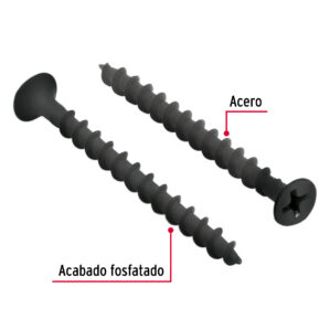 Pijas multiusos 6 x 1-1/4" bolsa con 100 piezas