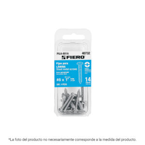 Blister con 6 pijas para lamina de #12 x 1-1/2"