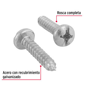 Pija para lamina #12 x 1" bolsa con 100 piezas