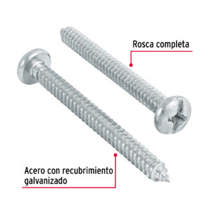 Pija para lamina, #14 x 2-1/2", bolsa con 100 piezas